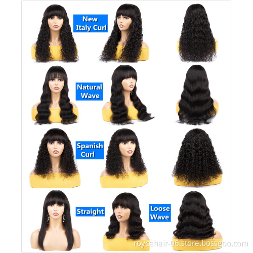 Cheap Wholesale Raw Cambodian Unprocessed Virgin Remy Pixie Cut Short Loose Deep Wave Curly Human Hair Wig